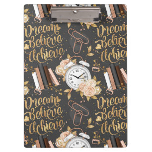 Porte-bloc Fille Boss Dream Croire Atteindre le Porte - bloc