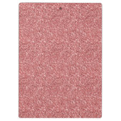 Porte-bloc Fille Corail Parties scintillant rouge Nom du mono (Dos)