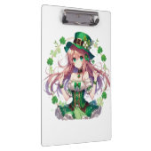 Porte-bloc Fille d'anime de la Saint Patrick's Day (Swatch)