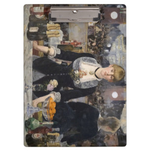 Porte-bloc Fille de barmaid victorienne aux Folies Bergère, F