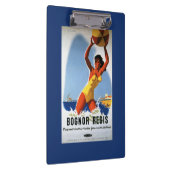 Porte-bloc Fille de chemins de fer et affiche britanniques de (Swatch)