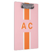 Porte-bloc Fille de la fête de mariage rétro Monogramme perso (Swatch)