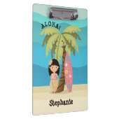 Porte-bloc Fille de surfer hawaïenne (Swatch)