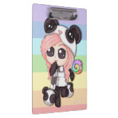 Porte-bloc Fille mignonne de panda d'Anime d'arc-en-ciel (Swatch)