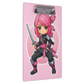 Porte-bloc Fille Ninja rose (Swatch)