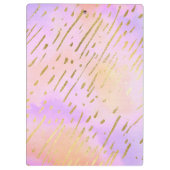 Porte-bloc Fille rose et or (Dos)