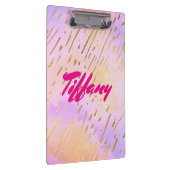 Porte-bloc Fille rose et or (Swatch)