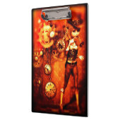 Porte-bloc Fille Steampunk (Gauche)