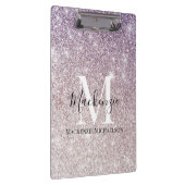 Porte-bloc Fille violet rose ombre Parties scintillant Nom du (Swatch)