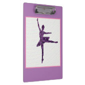 Porte-bloc Filles Ballet Dancer Pastel Personnalisé (Swatch)