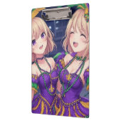 Porte-bloc Filles d'anime Mardi Gras (Gauche)