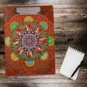 Porte-bloc Filtrer Floral Rouge Manipur