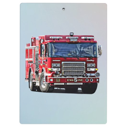Porte-bloc Fire Engine (Dos)