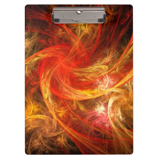 Porte-bloc Firestorm Art Abstrait (Devant)