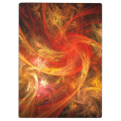 Porte-bloc Firestorm Nova Art Abstrait (Dos)