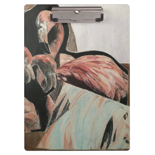 Porte-bloc Flamant rose (Devant)