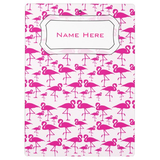 Porte-bloc Flamant rose rose mignon (Dos)
