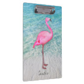 Porte-bloc Flamant rose rose personnalisé Plage de sable trop (Swatch)
