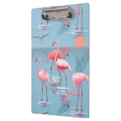 Porte-bloc Flamants Motif 1 (Gauche)
