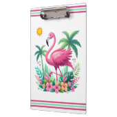 Porte-bloc Flamingo rose tropicale/Floride (Gauche)
