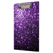 Porte-bloc Flamme de parties scintillant foncé violet brillan (Gauche)