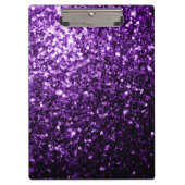 Porte-bloc Flamme de parties scintillant foncé violet brillan (Devant)