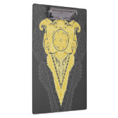 Porte-bloc flamme dorée ornementale (Swatch)