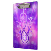 Porte-bloc Flamme violette / Feu violet (Gauche)