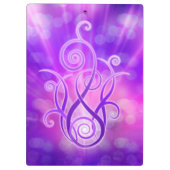 Porte-bloc Flamme violette / Feu violet (Dos)