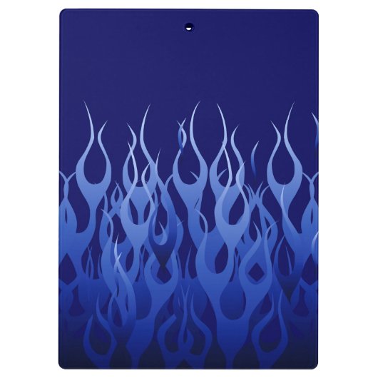 Porte-bloc Flammes cool Blue Racing (Dos)