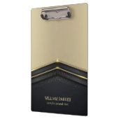 Porte-bloc Flèche beige et or noir (Gauche)