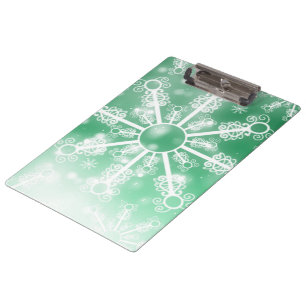 Porte-bloc Flèche de neige verte