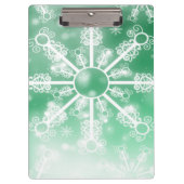 Porte-bloc Flèche de neige verte (Devant)