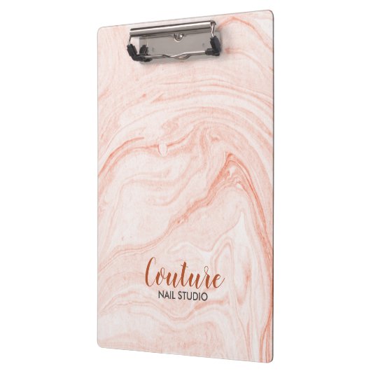 Porte-bloc Flèches blanches et Roses en or marbré (Gauche)