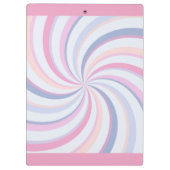 Porte-bloc Flèches bleu rose pêche (Dos)