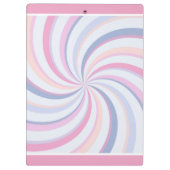 Porte-bloc Flèches bleu rose pêche (Dos)