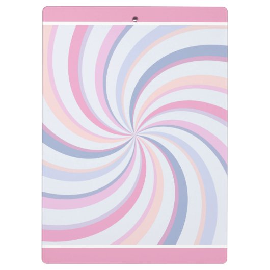 Porte-bloc Flèches bleu rose pêche (Dos)