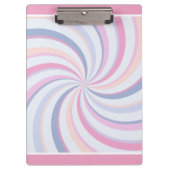 Porte-bloc Flèches bleu rose pêche (Devant)