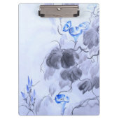 Porte-bloc Fleur bleue (Devant)