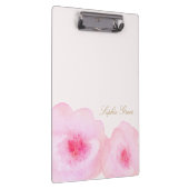 Porte-bloc Fleur d'aquarelle rose pâle (Swatch)