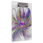 Porte-bloc Fleur d'art Abstrait, énergique et coloré (Swatch)