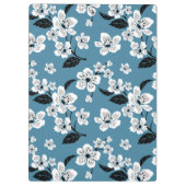 PORTE-BLOC FLEUR DE CERISIER - SAKURA (BLEU FUMÉ) (Dos)