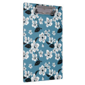 PORTE-BLOC FLEUR DE CERISIER - SAKURA (BLEU FUMÉ) (Swatch)