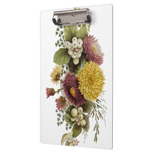 Porte-bloc Fleur de chrysanthème mère florale (Gauche)