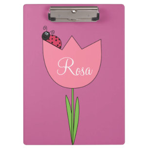 Porte-bloc Fleur de coccinelle