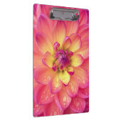 Porte-bloc Fleur de dahlia rose corail (Swatch)