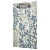 Porte-bloc Fleur de feuille bleue asiatique japonaise (Gauche)
