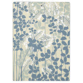 Porte-bloc Fleur de feuille bleue asiatique japonaise (Dos)