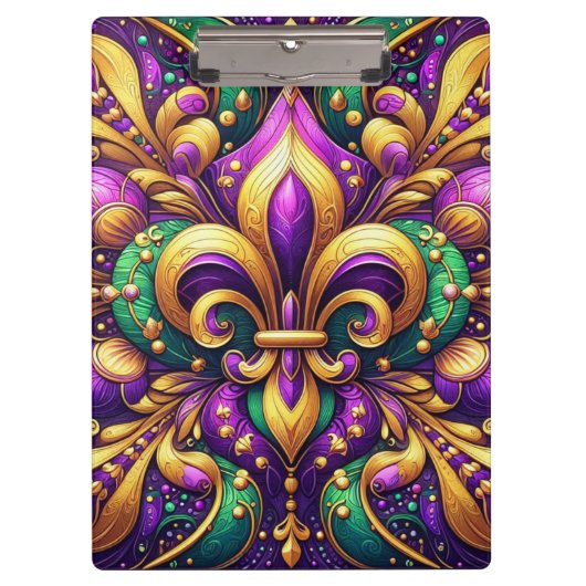 Porte-bloc fleur de lis (Devant)