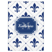 Porte-bloc Fleur de lis Motif (Dos)